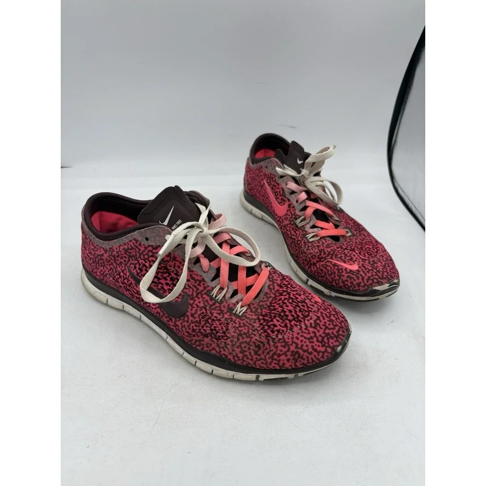 Nike Shoes Womens Size 7.5 Free 5.0 Tr Fit 4 Hyper Punch Deep‎ Burgundy Run Walk